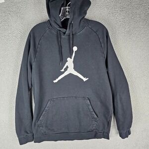Air Jordan Hoodie Mens Large Fleece Lined Jumpman Graphic Long Sleeve DA6801-010